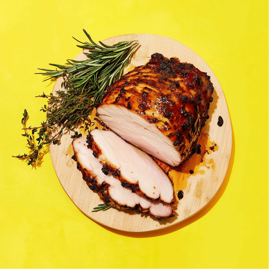 Golden Honey-Glazed Ham